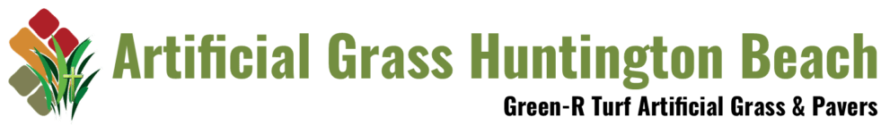 Huntington Beach Artificial Grass, Pavers – Green-R Turf Logo