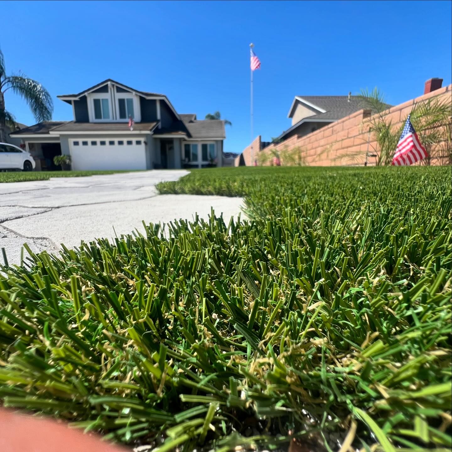 Artificial Grass Landscapes Installation, Huntington Beach, CA