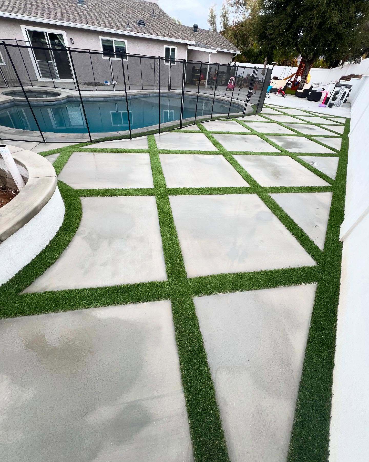 Pavers & Artificial Grass Landscape Gallery, Huntington Beach