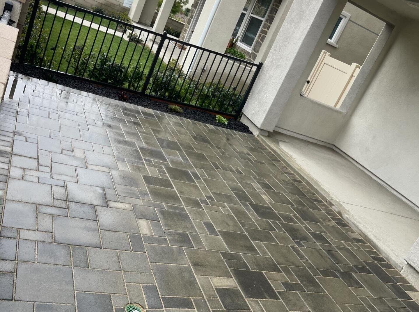 A Custom Paved Patio, Design & Installation, Huntington Beach